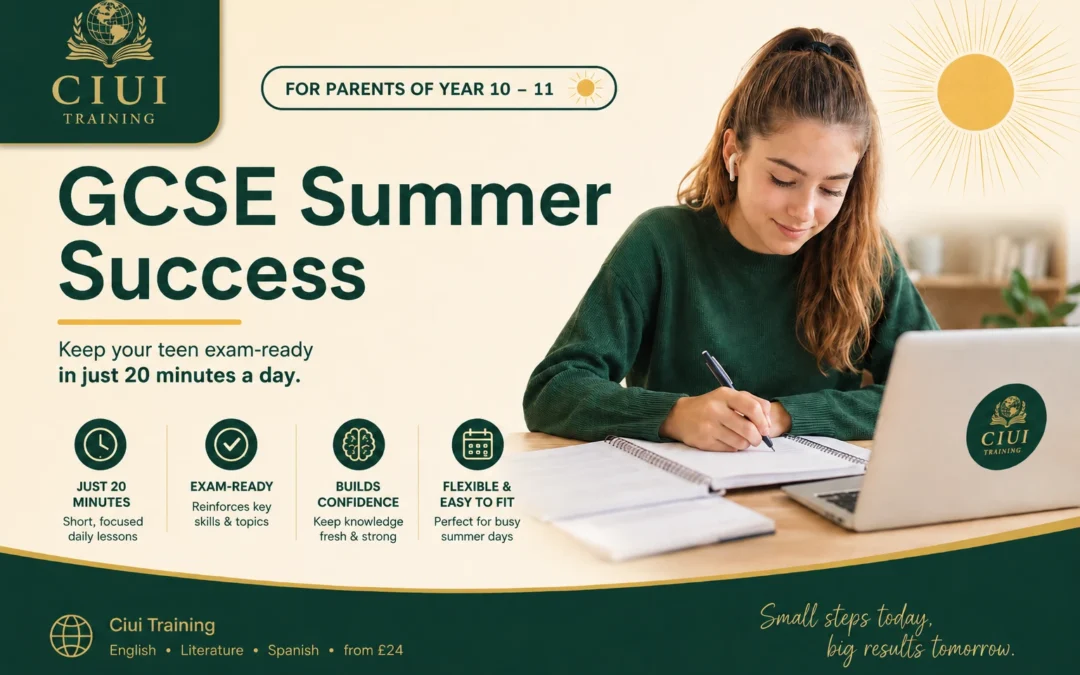 The Summer Slide Is Real: How to Keep Your Teen GCSE-Ready in Just 20 Minutes a Day