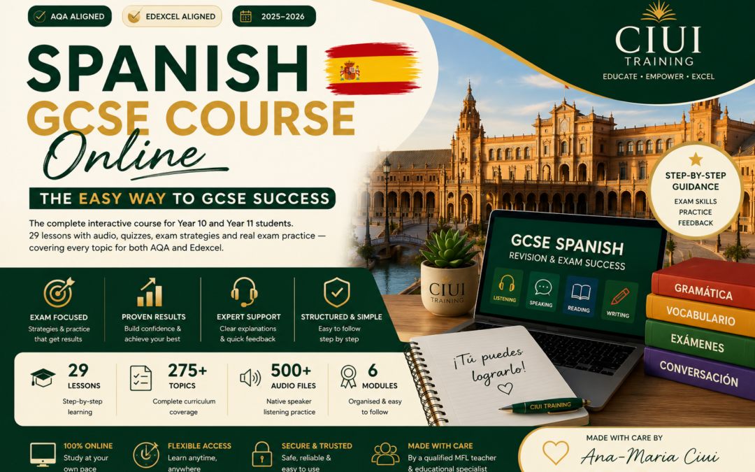 Spanish GCSE – The (Ultimate) Easy Way – Online Course